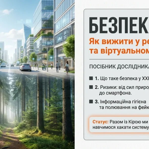 Безпека, небезпека, ризик. Види ризику. Принципи безпечної життєдіяльності. Безпека у природному середовищі. Ризики техногенного середовища. Що таке фейк