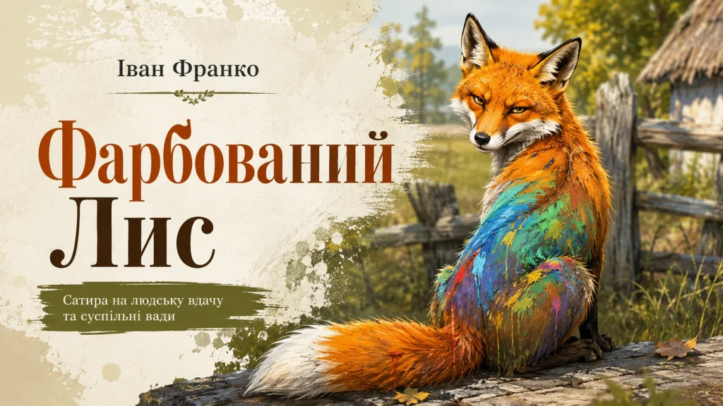 Іван Франко «Фарбований Лис» — ілюстрація до казки
