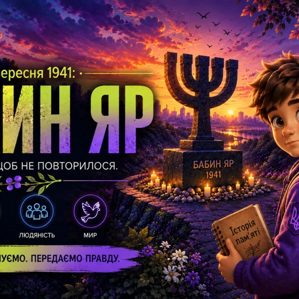 Бабин Яр — виховна година до Дня пам’яті жертв Бабиного Яру