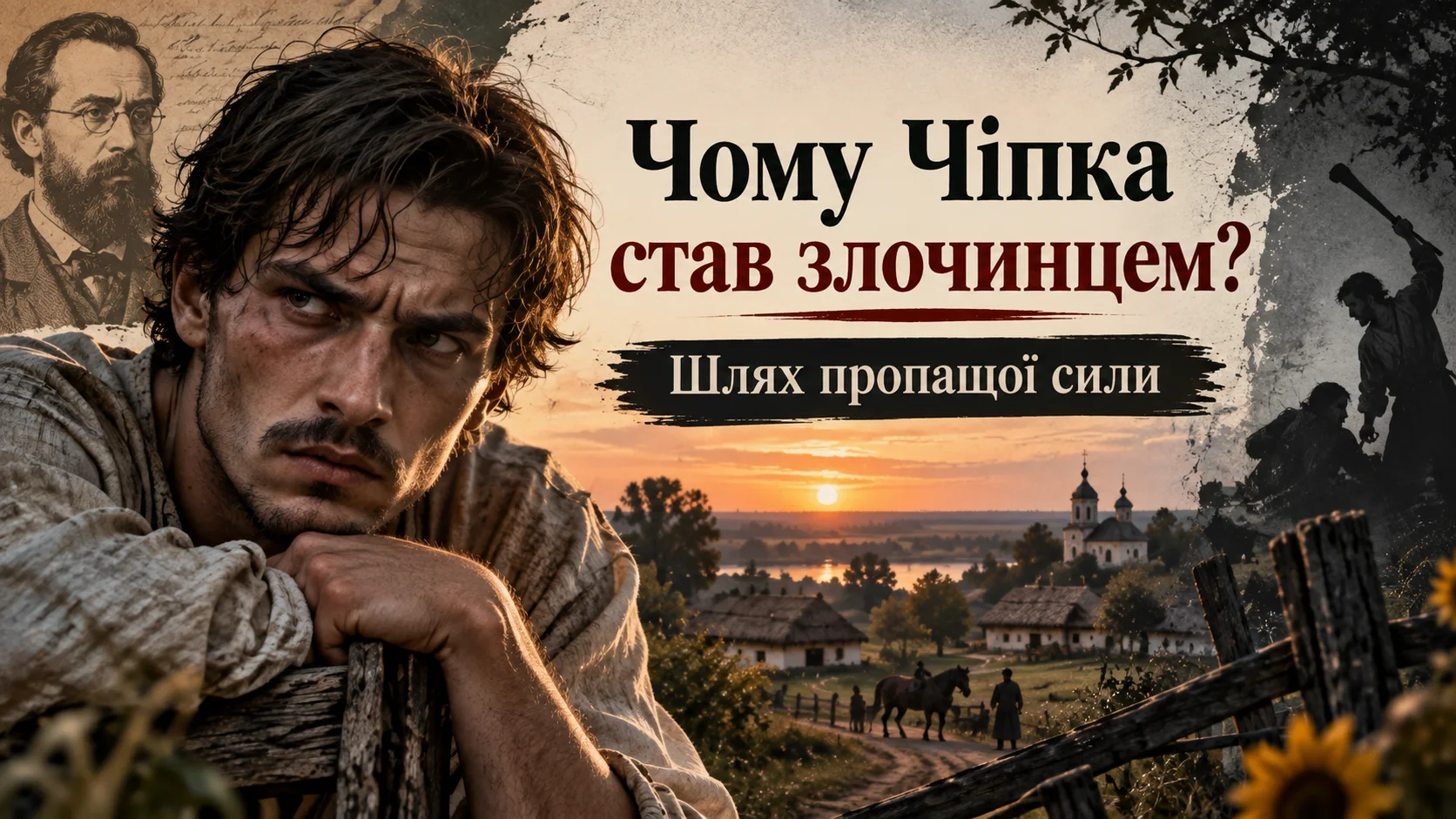 Чому Чіпка став злочинцем — шлях пропащої сили