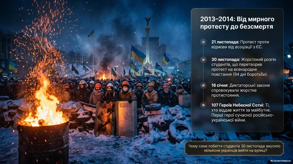 Революція Гідності 2013–2014 — презентація про події Майдану