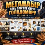 Меганабір матеріалів до Дня пам'яті жертв Голодомору: презентація, плакат, робочий аркуш, листівки та сертифікат