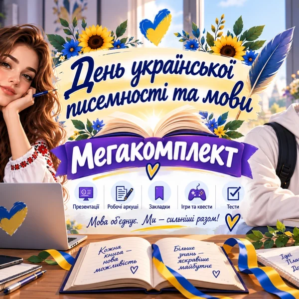 День української писемності та мови 27 жовтня — виховна година, презентація та роздаткові матеріали