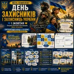 Меганабір: День захисників і захисниць України 1 жовтня. Презентація та роздатковий матеріал для виховної години НУШ 1–11 класи - Зображення 4