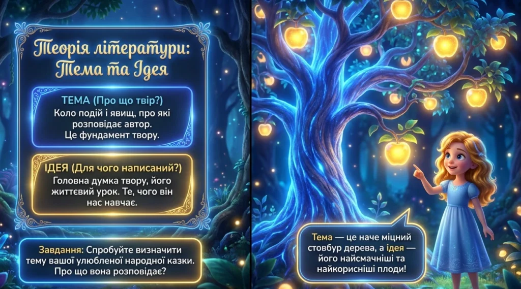 Тема та ідея казки Снігова Королева