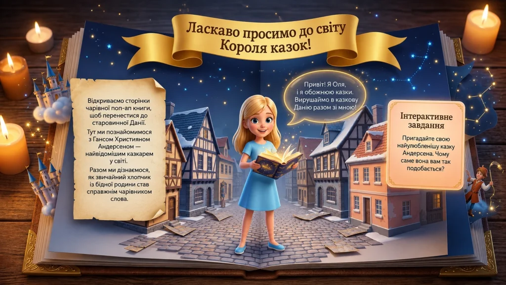 Герда і Кай — персонажі казки «Снігова Королева», 5 клас