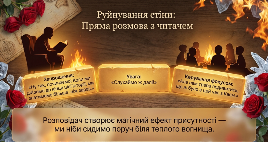 Образ розповідача у казці Снігова Королева