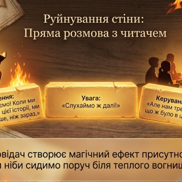 Образ розповідача у казці Снігова Королева