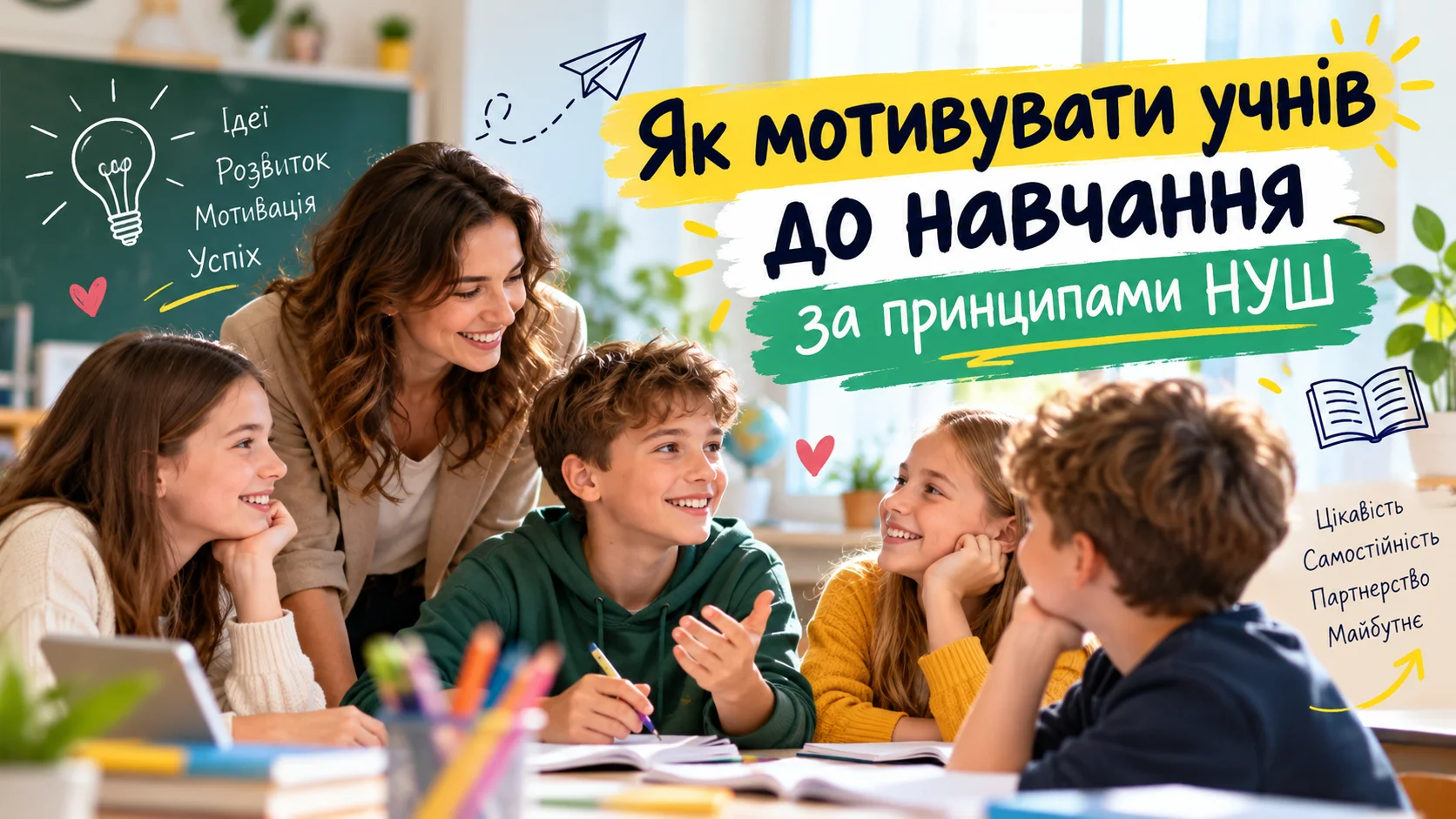 Як мотивувати учнів до навчання за принципами НУШ