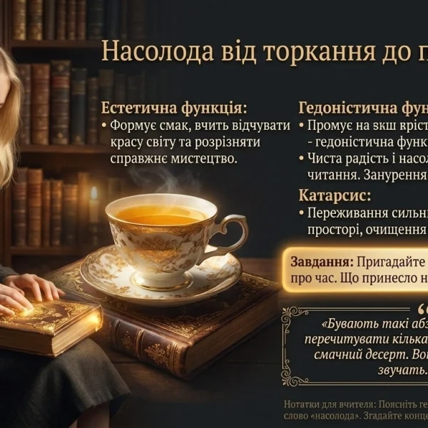 Мистецтво та художній твір — навчальний матеріал