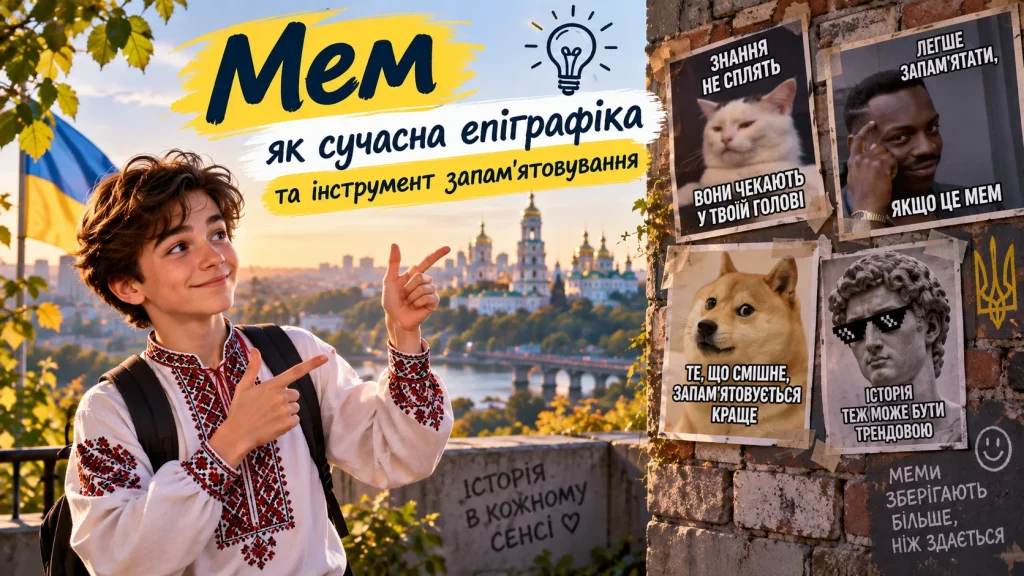 Мем як сучасна епіграфіка та інструмент запам’ятовування