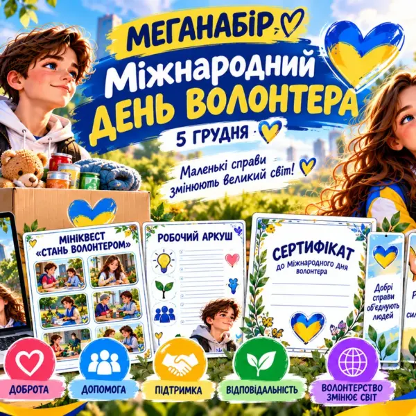 Міжнародний день волонтера — презентація та виховна година