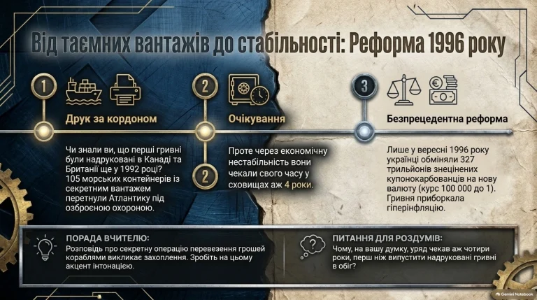 Грошова реформа 1996 року — запровадження гривні в Україні