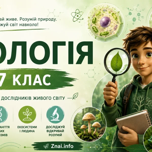 Презентація: Чому біологію називають наукою ХХІ сторіччя (7 клас НУШ)