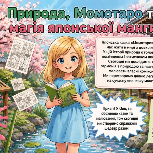 Людина і природа в казці «Момотаро, або Хлопчик-Персик»