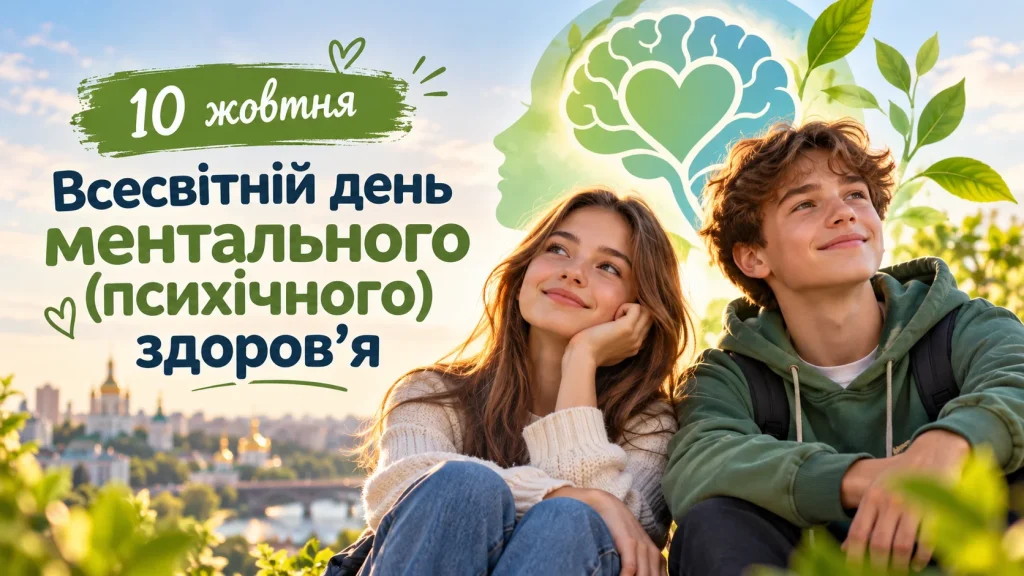Всесвітній день ментального та психічного здоров’я — презентація 10 жовтня