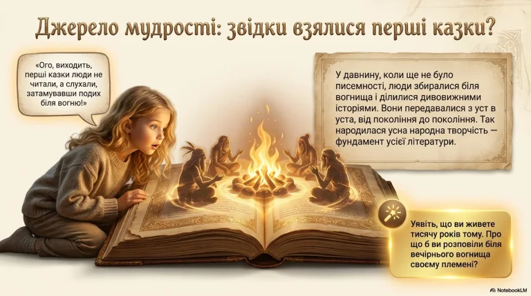 Фольклор як усна народна творчість