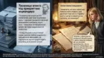 Історичний документ і обстановка з написаними листами, що ілюструють тему агента під прикриттям в українській літературі XIX століття.