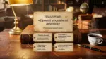 Презентація на тему простих ускладнених речень для 11 класу з підручником, лампою, чашкою кави та пером на дерев'яному столі.