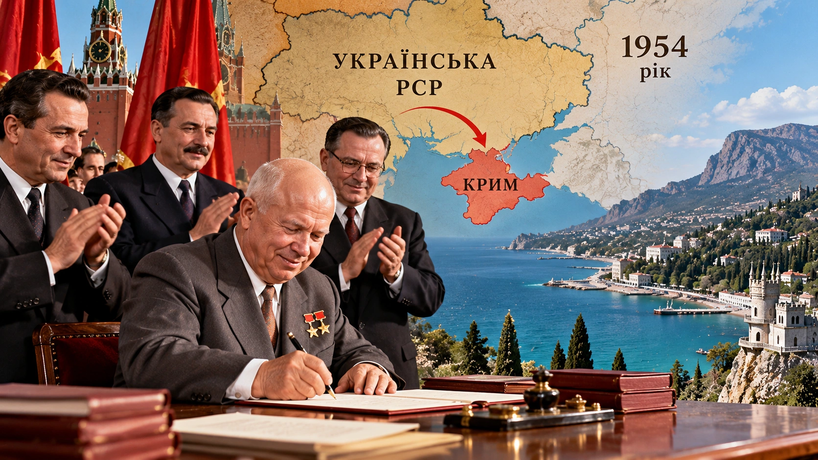 Входження Криму до складу УРСР - 1954 рік